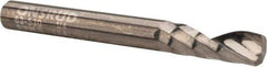 Onsrud - 1/4" Cutting Diam x 3/4" Length of Cut, 1 Flute, Upcut Spiral Router Bit - Uncoated, Right Hand Cut, Solid Carbide, 2-1/2" OAL x 1/4" Shank Diam, Single Edge - Apex Tool & Supply