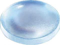 Made in USA - 0.394" Wide x 0.118" High, Self Adhesive Polyurethane Bumpers - Hemispherical - Apex Tool & Supply