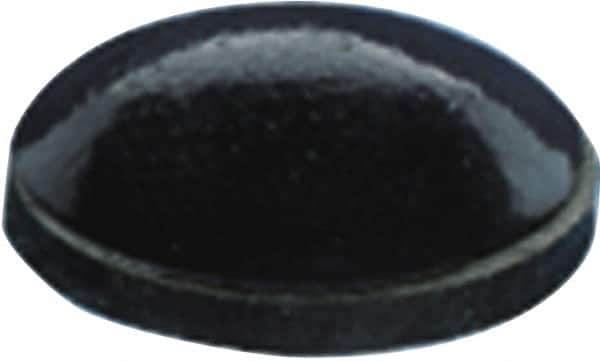 Made in USA - 0.25" Wide x 0.079" High, Self Adhesive Polyurethane Bumpers - Hemispherical - Apex Tool & Supply