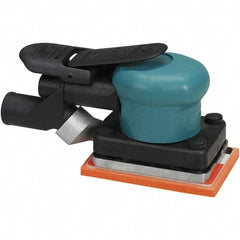 Dynabrade - 10,000 OPM, 13 CFM Air Consumption, Palm Air Orbital Sander - Rectangular Pad, 1/4 NPT Inlet - Apex Tool & Supply