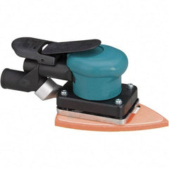 Dynabrade - 10,000 OPM, 13 CFM Air Consumption, Palm Air Orbital Sander - Rectangular Pad, 1/4 NPT Inlet - Apex Tool & Supply