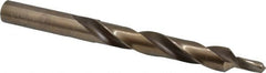 Made in USA - 5/8" Body, 0.32" Step Diam, Straight Shank, Cobalt Subland Step Drill Bit - Apex Tool & Supply