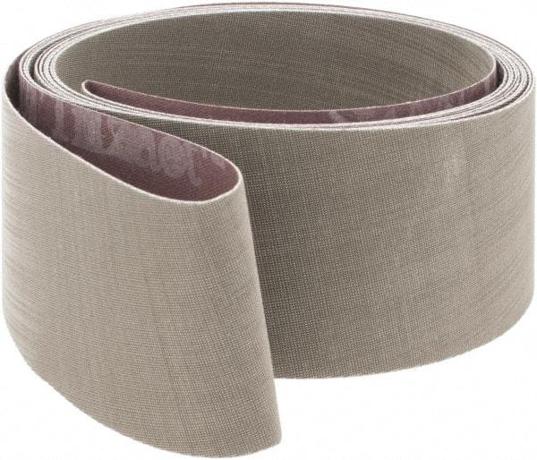 3M - 2" Wide x 132" OAL, 16 Trizact Grit, Aluminum Oxide Abrasive Belt - Aluminum Oxide, Super Fine, Coated, JE Weighted Cloth Backing, Series 307EA - Apex Tool & Supply