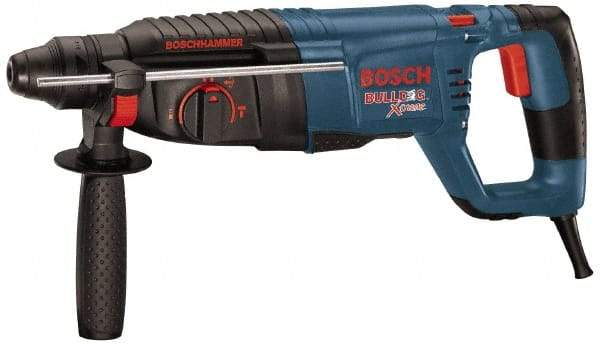 Bosch - 120 Volt 1" SDS Plus Chuck Electric Rotary Hammer - 0 to 5,800 BPM, 0 to 1,300 RPM, Reversible - Apex Tool & Supply