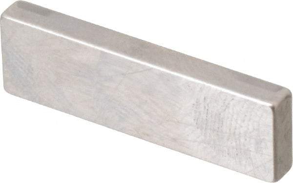 Mitutoyo - 0.131" Rectangular Steel Gage Block - Accuracy Grade 0, Includes Certificate of Inspection - Apex Tool & Supply