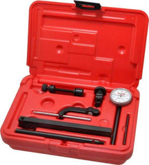 SPI - 0.001" Graduation, 0-50-0 Dial Reading, Indicator & Base Kit - 0.001 Inch Graduation, Includes Certificate of Calibration Traceable to NPL - Apex Tool & Supply