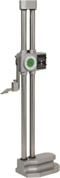 Value Collection - 18" Dial Height Gage - 0.001" Graduation, Accurate to 0.002", Dial and Counter Display - Apex Tool & Supply