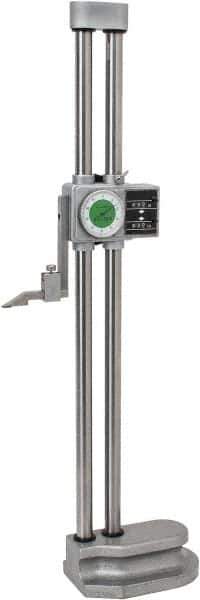 Value Collection - 20" Dial Height Gage - 0.001" Graduation, Accurate to 0.002", Dial and Counter Display - Apex Tool & Supply