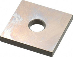 Mitutoyo - 0.128" Square Steel Gage Block - Accuracy Grade 0, Includes Certificate of Inspection - Apex Tool & Supply