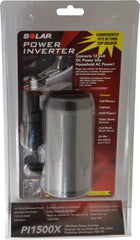 Solar - 2 Connection, 12 VDC Input, 120 VAC Output, 300 Peak Wattage, Power Inverter - 150 Watt Continuous Output Power - Apex Tool & Supply