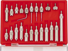 Value Collection - 22 Piece, #4-48 Inch Thread, Steel, Drop Indicator Point Kit - Use With Measuring Tool Kits 135-0010, 135-0011, 135-0006, 135-0007, 135-0012, 135-0013 - Apex Tool & Supply