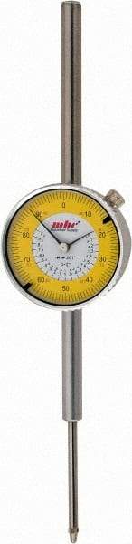 Value Collection - 2" Range, 0-100 Dial Reading, 0.001" Graduation Dial Drop Indicator - 2-9/32" Dial, Revolution Counter - Apex Tool & Supply