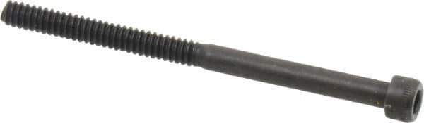 Holo-Krome - #6-32 UNC Hex Socket Drive, Socket Cap Screw - Alloy Steel, Black Oxide Finish, Partially Threaded, 2" Length Under Head - Apex Tool & Supply