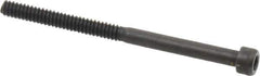 Holo-Krome - #6-32 UNC Hex Socket Drive, Socket Cap Screw - Alloy Steel, Black Oxide Finish, Partially Threaded, 2" Length Under Head - Apex Tool & Supply