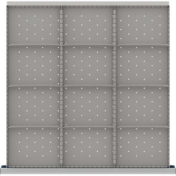 LISTA - 12-Compartment Drawer Divider Layout for 3.15" High Drawers - Apex Tool & Supply