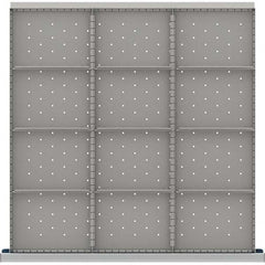 LISTA - 12-Compartment Drawer Divider Layout for 3.15" High Drawers - Apex Tool & Supply