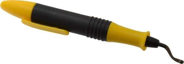 Shaviv - 11 Piece, High Speed Steel Blade, Hand Deburring Tool Set - E Blade Holder, For Hole Edge, Straight Edge - Apex Tool & Supply