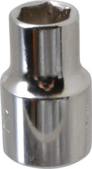 Proto - 11/32", 3/8" Drive, Standard Hand Socket - 6 Points, 1-3/32" OAL, Alloy Steel, Chrome Finish - Apex Tool & Supply