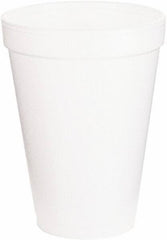 DART - Foam Drink Cups, 12 oz, 1000/Carton - White - Apex Tool & Supply