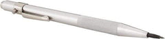 Made in USA - 6-1/4" OAL Retractable Pocket Scriber - Carbide Point - Apex Tool & Supply