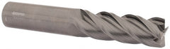 Accupro - 1" Diam 4 Flute Solid Carbide 0.03" Corner Radius End Mill - Apex Tool & Supply