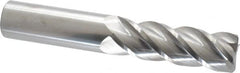 Accupro - 1" Diam 4 Flute Solid Carbide 0.06" Corner Radius End Mill - Apex Tool & Supply