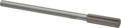 Interstate - 0.6" High Speed Steel Chucking Reamer - Straight Flute, 0.4355" Straight Shank, 2" Flute Length, 8" OAL - Apex Tool & Supply
