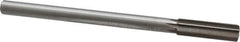 Interstate - 0.665" High Speed Steel Chucking Reamer - Straight Flute, 9/16" Straight Shank, 2-1/4" Flute Length, 9" OAL - Apex Tool & Supply