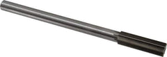 Interstate - 0.728" High Speed Steel Chucking Reamer - Straight Flute, 5/8" Straight Shank, 2-1/2" Flute Length, 9-1/2" OAL - Apex Tool & Supply