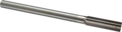 Interstate - 0.759" High Speed Steel Chucking Reamer - Straight Flute, 5/8" Straight Shank, 2-1/2" Flute Length, 9-1/2" OAL - Apex Tool & Supply