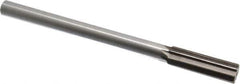Interstate - 0.769" High Speed Steel Chucking Reamer - Straight Flute, 5/8" Straight Shank, 2-1/2" Flute Length, 9-1/2" OAL - Apex Tool & Supply