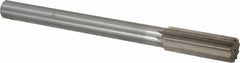 Interstate - 15/16" High Speed Steel Chucking Reamer - Straight Flute, 3/4" Straight Shank, 2-5/8" Flute Length, 10" OAL - Apex Tool & Supply