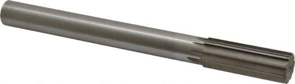 Interstate - 1" High Speed Steel Chucking Reamer - Straight Flute, 7/8" Straight Shank, 2-3/4" Flute Length, 10-1/2" OAL - Apex Tool & Supply