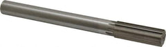 Interstate - 1" High Speed Steel Chucking Reamer - Straight Flute, 7/8" Straight Shank, 2-3/4" Flute Length, 10-1/2" OAL - Apex Tool & Supply