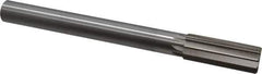 Interstate - 1" High Speed Steel Chucking Reamer - Straight Flute, 7/8" Straight Shank, 2-3/4" Flute Length, 10-1/2" OAL - Apex Tool & Supply