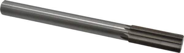 Interstate - 1" High Speed Steel Chucking Reamer - Straight Flute, 7/8" Straight Shank, 2-3/4" Flute Length, 10-1/2" OAL - Apex Tool & Supply