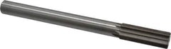 Interstate - 1" High Speed Steel Chucking Reamer - Straight Flute, 7/8" Straight Shank, 2-3/4" Flute Length, 10-1/2" OAL - Apex Tool & Supply