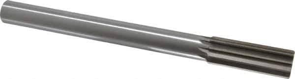 Interstate - 1" High Speed Steel Chucking Reamer - Straight Flute, 7/8" Straight Shank, 2-3/4" Flute Length, 10-1/2" OAL - Apex Tool & Supply