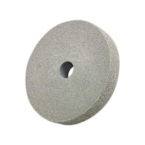 3M - 6" Diam, 1/2" Face Width, 1" Center Hole, Fine Grade, Silicon Carbide Deburring Wheel - Convolute, Density 9 Grade - Apex Tool & Supply