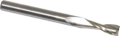 Onsrud - 1/4" Cutting Diam x 3/4" Length of Cut, 2 Flute, Upcut Spiral Router Bit - Uncoated, Right Hand Cut, High Speed Steel, 2-3/4" OAL x 1/4" Shank Diam, Double Edge, 19 to 32° Helix Angle - Apex Tool & Supply