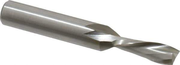 Onsrud - 3/8" Cutting Diam x 1" Length of Cut, 2 Flute, Downcut Spiral Router Bit - Uncoated, Right Hand Cut, High Speed Steel, 3-1/2" OAL x 1/2" Shank Diam, Double Edge, 19 to 32° Helix Angle - Apex Tool & Supply