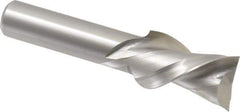 Onsrud - 3/4" Cutting Diam x 1-1/4" Length of Cut, 2 Flute, Downcut Spiral Router Bit - Uncoated, Right Hand Cut, High Speed Steel, 3-1/4" OAL x 1/2" Shank Diam, Double Edge, 19 to 32° Helix Angle - Apex Tool & Supply