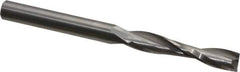Onsrud - 1/4" Cutting Diam x 1-1/4" Length of Cut, 2 Flute, Upcut Spiral Router Bit - Uncoated, Right Hand Cut, Solid Carbide, 3" OAL x 1/4" Shank Diam, Double Edge, 22° Helix Angle - Apex Tool & Supply