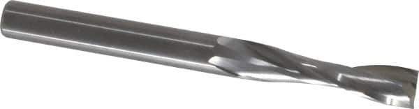 Onsrud - 3/8" Cutting Diam x 1-1/2" Length of Cut, 2 Flute, Upcut Spiral Router Bit - Uncoated, Right Hand Cut, Solid Carbide, 4" OAL x 3/8" Shank Diam, Double Edge, 22° Helix Angle - Apex Tool & Supply