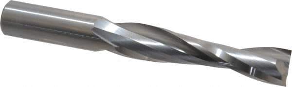 Onsrud - 1/2" Cutting Diam x 2-1/8" Length of Cut, 2 Flute, Upcut Spiral Router Bit - Uncoated, Right Hand Cut, Solid Carbide, 4" OAL x 1/2" Shank Diam, Double Edge, 22° Helix Angle - Apex Tool & Supply