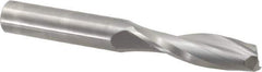 Onsrud - 5/8" Cutting Diam x 2-1/4" Length of Cut, 2 Flute, Upcut Spiral Router Bit - Uncoated, Right Hand Cut, Solid Carbide, 5" OAL x 5/8" Shank Diam, Double Edge, 22° Helix Angle - Apex Tool & Supply