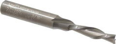 Onsrud - 3/16" Cutting Diam x 3/4" Length of Cut, 2 Flute, Downcut Spiral Router Bit - Uncoated, Right Hand Cut, Solid Carbide, 2" OAL x 1/4" Shank Diam, Double Edge, 30° Helix Angle - Apex Tool & Supply
