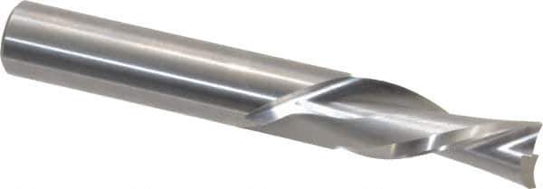 Onsrud - 1/2" Cutting Diam x 1-1/4" Length of Cut, 2 Flute, Downcut Spiral Router Bit - Uncoated, Right Hand Cut, Solid Carbide, 3-1/2" OAL x 1/2" Shank Diam, Double Edge, 30° Helix Angle - Apex Tool & Supply