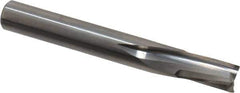 Onsrud - 3/8" Cutting Diam x 5/8" Length of Cut, 3 Flute, Downcut Spiral Router Bit - Uncoated, Right Hand Cut, Solid Carbide, 3" OAL x 3/8" Shank Diam, Three Edge, 10° Helix Angle - Apex Tool & Supply