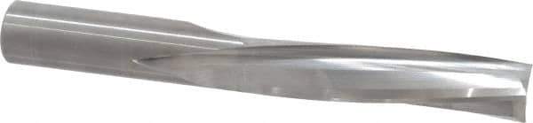 Onsrud - 3/4" Cutting Diam x 3-1/8" Length of Cut, 3 Flute, Downcut Spiral Router Bit - Uncoated, Right Hand Cut, Solid Carbide, 6" OAL x 3/4" Shank Diam, Three Edge, 10° Helix Angle - Apex Tool & Supply